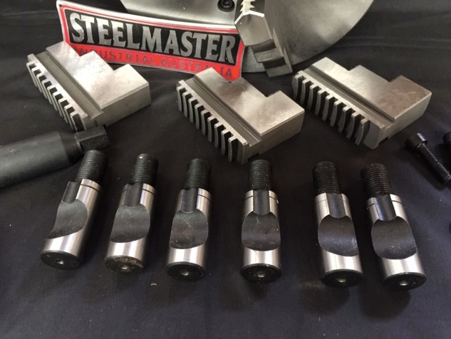 3-Jaw D1-6 Camlock Lathe Chuck 200mm with Reversible Jaws
