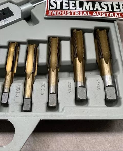 Tap & Die Thread Cutting Set M6-M24, 45 Piece in Carry Case