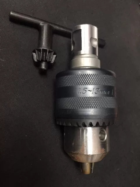 Magnetic Base Drill Mini Set with 1-13mm Keyed Chuck & Adaptor
