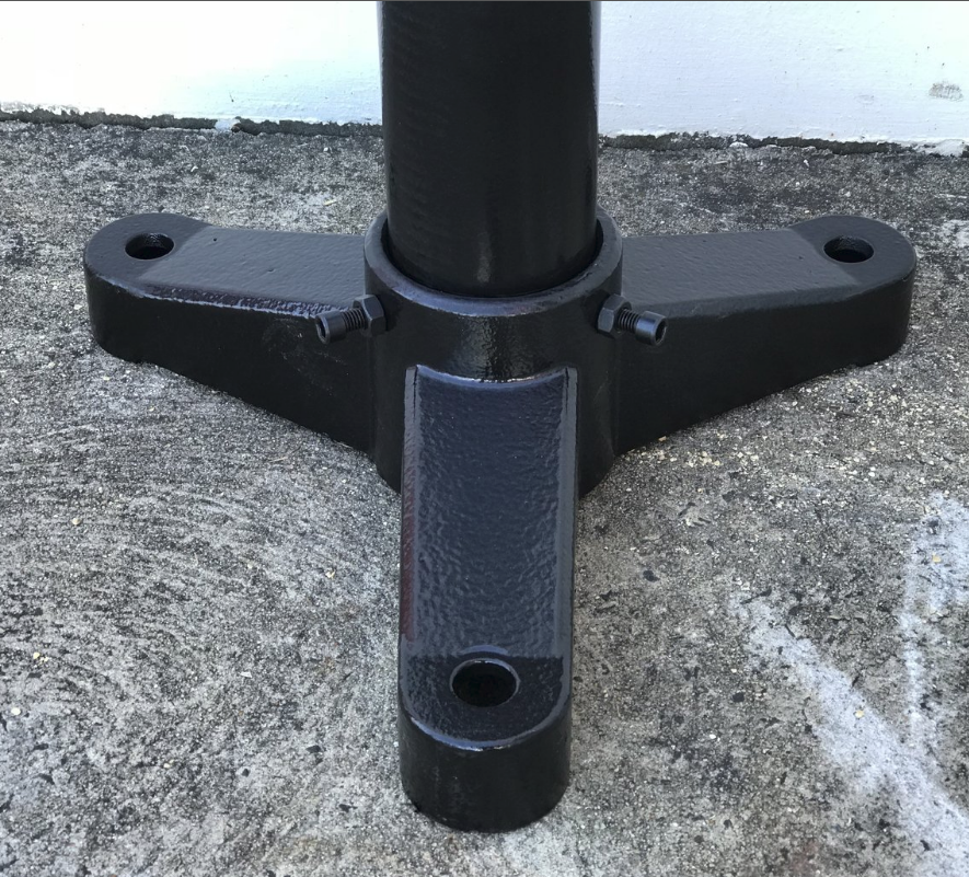Heavy Duty V-Type Adjustable Height Roller Stands 52mm x 125mm (580-970 High) 200kg Capacity
