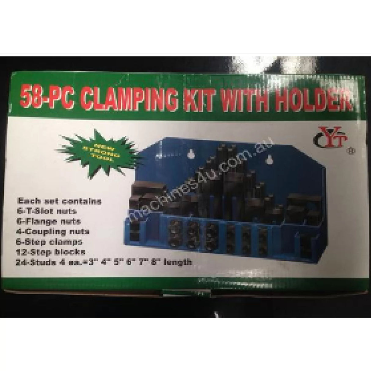 Clamping Kit Multi Piece 10mm T-Slot M8 Thread
