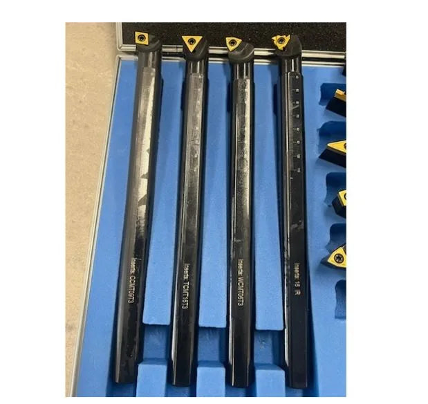 Carbide Turning Tool Set – 20mm Shank. Clamped Type. 9 Piece
