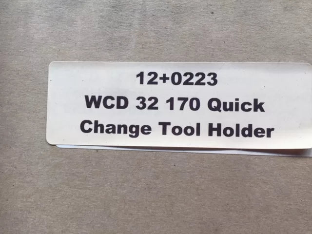Quick Change Tool Holder (WCD 32 170) for B-Series Holders
