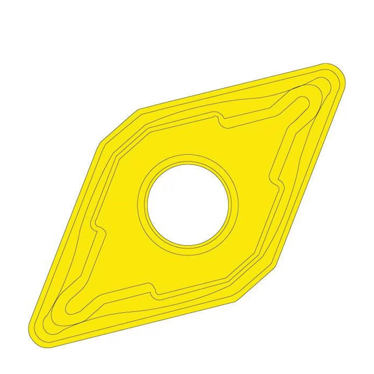 Carbide Inserts (10-Pack) Negative, 15mm Edge, 0.4 Radius
