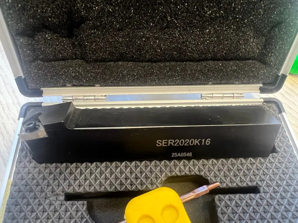 Lathe Threading Tool Kit, 20mm External with 10 Tips