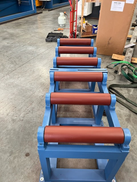 Heavy Duty Gravity Roller Conveyor 2000mm x 520mm Wide, with 280mm High Side Rollers (Non-Powered)