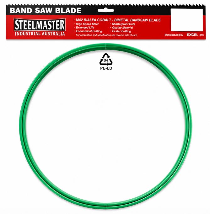 Rontgen German Quality Bi-Metal Bandsaw Blade 2455mm x 27mm, 4/6 Vari-Tooth