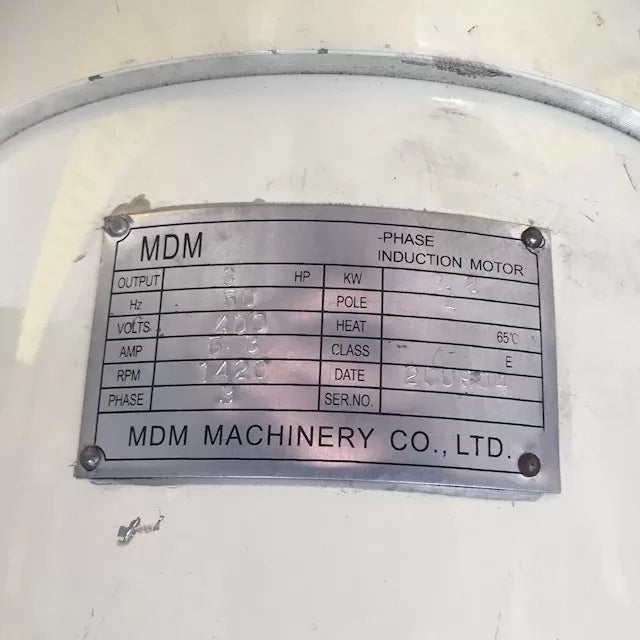 Mill Upper Head Assembly, Index No 112 P/No JVM836VSD-00E Motor, 3HP, 400V, 50 Hz
