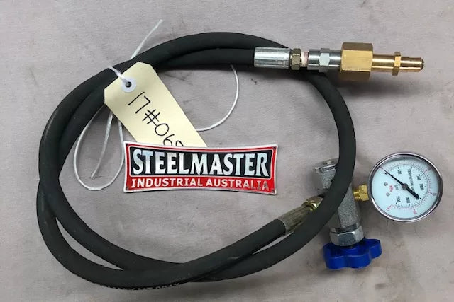 Nitrogen Guillotine Refill Charge Kit, Comprising, Hose, Gauge & Adaptor