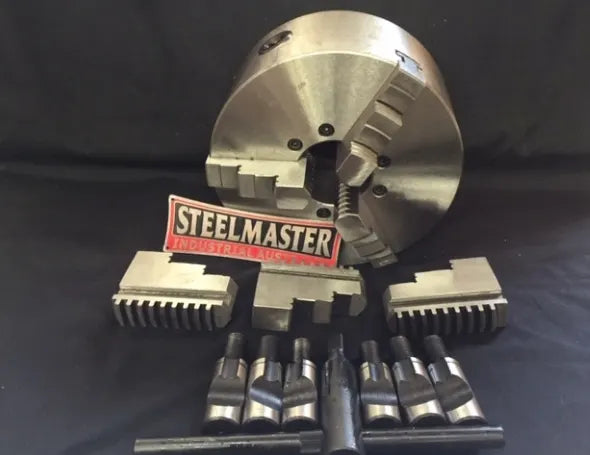 Lathe Chuck 3-Jaw 200mm D1-6 Camlock with Reverse Jaws, Standard