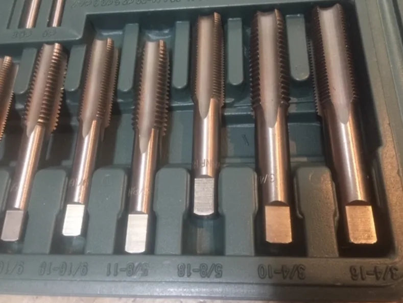 Tap & Die Threading Set, 115 Piece Metric & SAE, in Carry Case