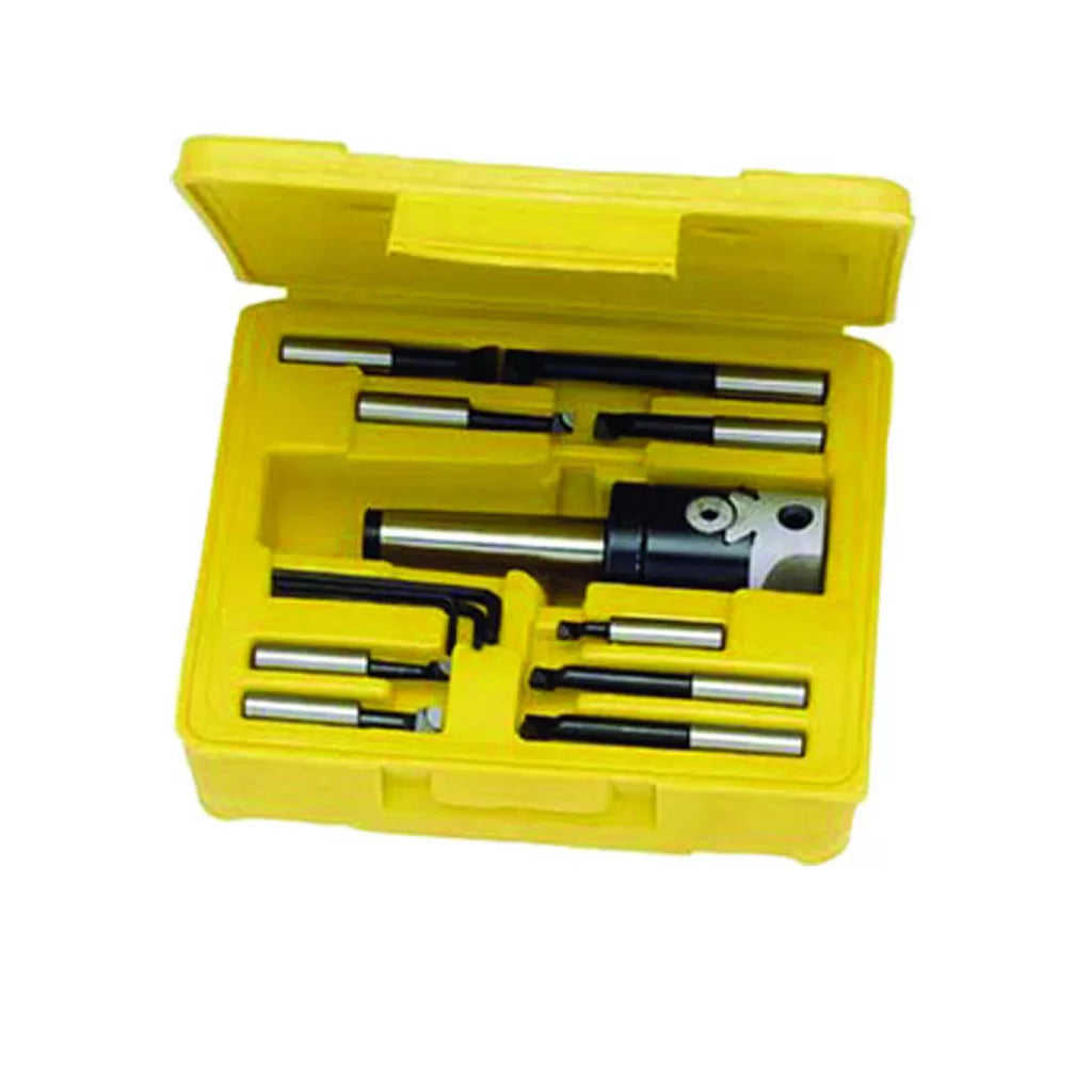 Boring Head Set, 13-Piece MT4 Shank, 75mm Cutter Diameter