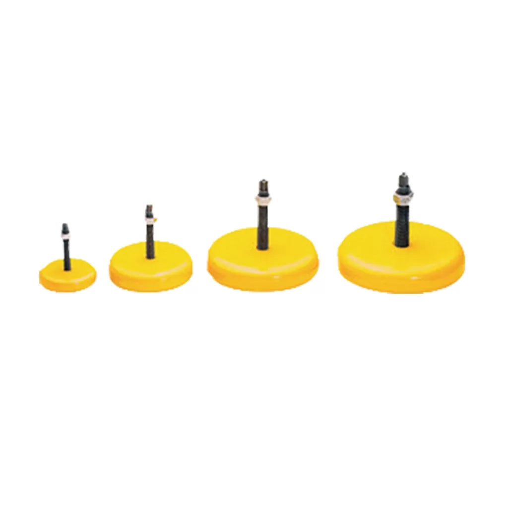 Pivoted Machine Mounts (PM-33), M12 x 100mm, 330kg Capacity
