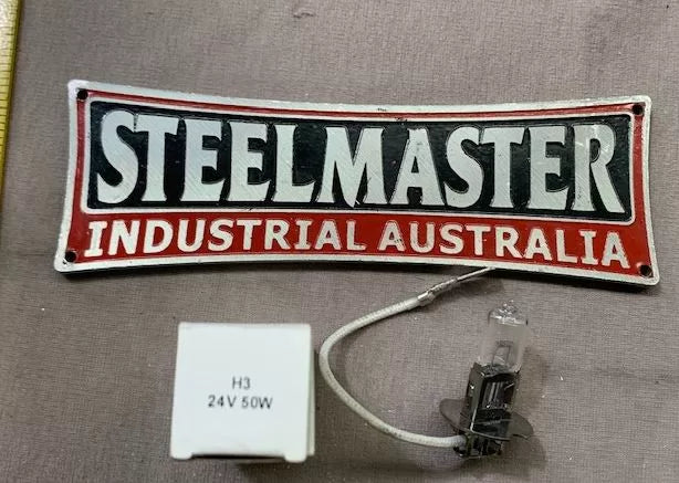Replacement Worklight Bulb 24V 50W (H3) Cable Connection