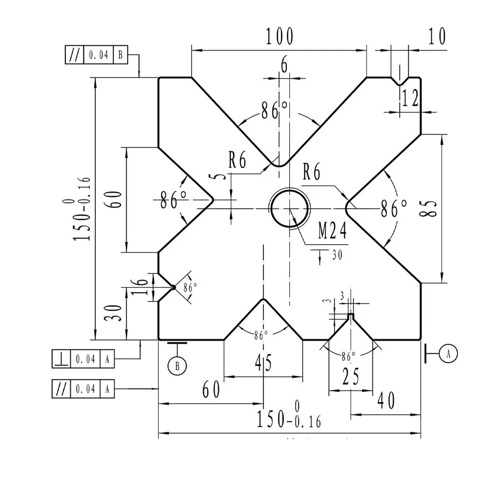 Pressbrake Tooling 150mm Square Die Block x 3200mm Long