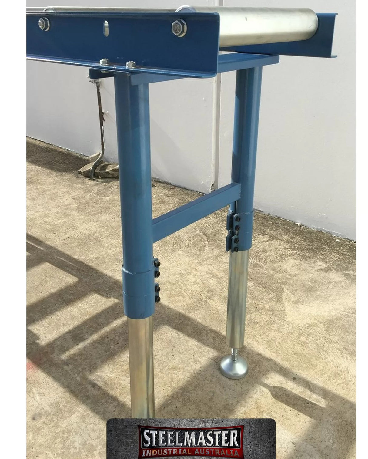 Adjustable Height Roller Conveyor Support Legs for 290mm Wide Conveyors (715mm-1050mm)