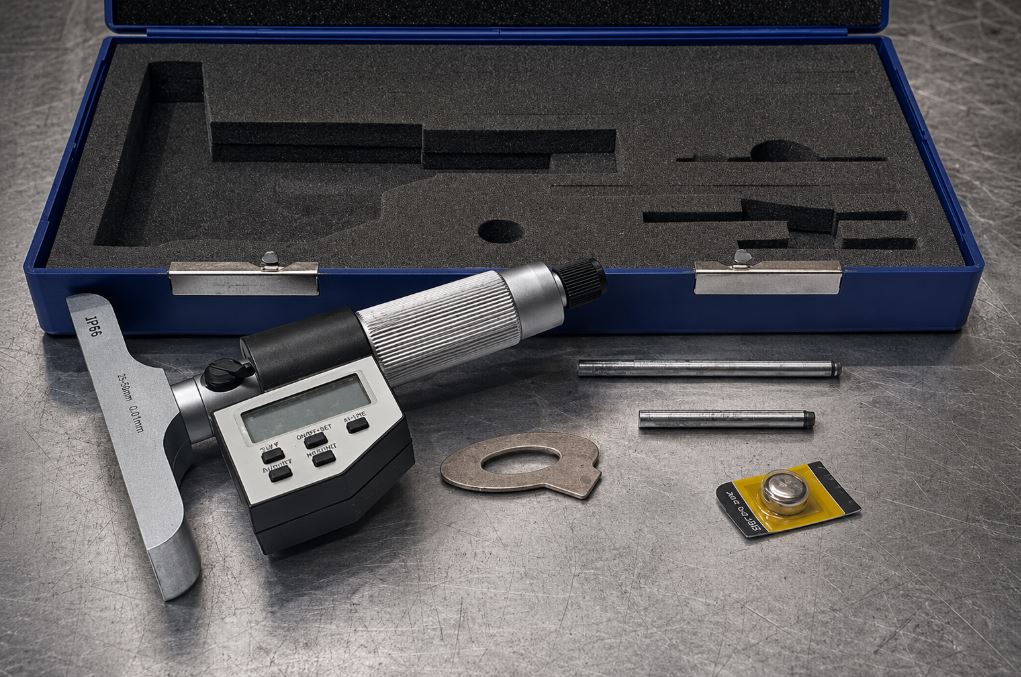 Digital Depth Micrometer, 0mm - 50mm Range