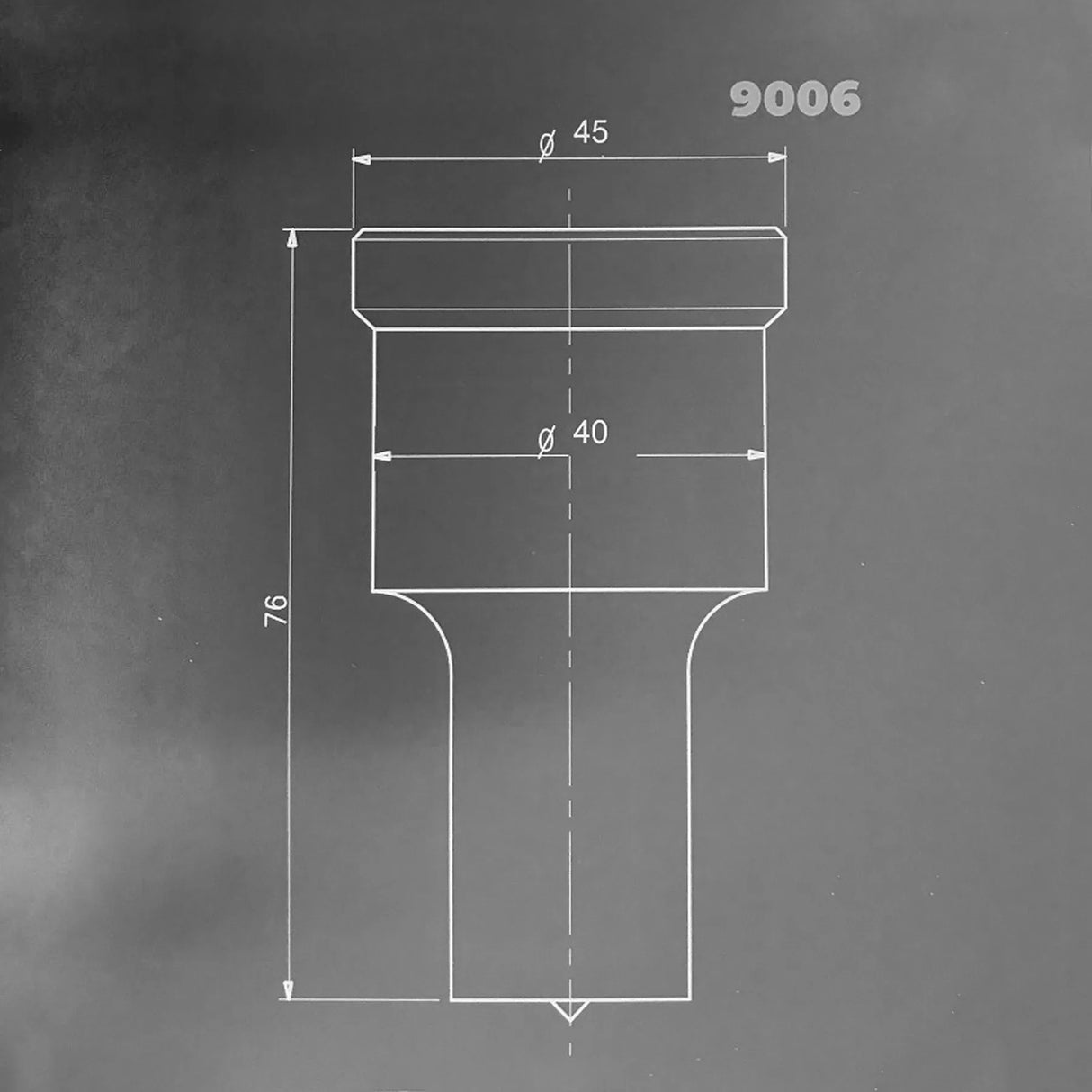 9006 Series Punch 12mm - Round Profile