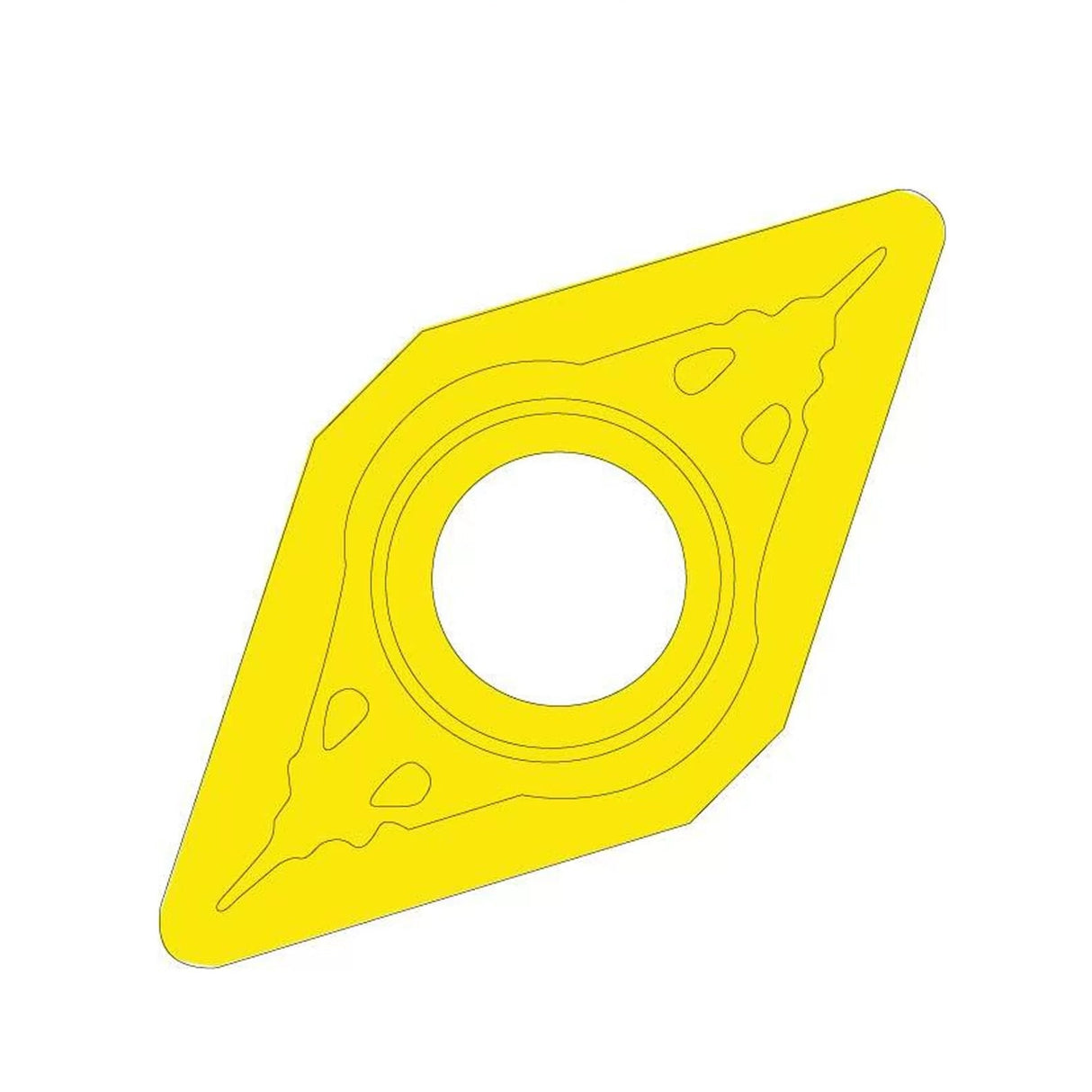 Carbide Inserts (10-Pack) Positive, 11mm Edge, 0.8 Radius