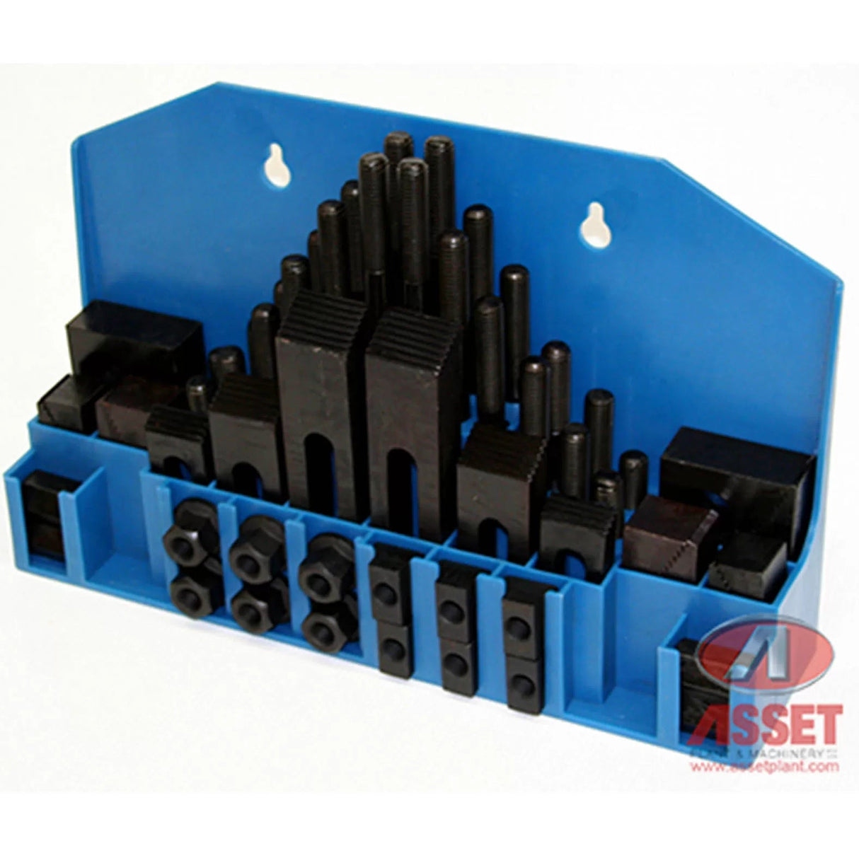 Clamping Kit, 58 Piece, 12mm T-Slot, M10 Thread
