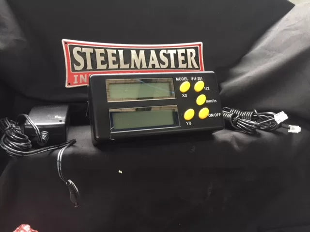 Digital LCD Axis Counter, 3 Axis, 2000mm Cable, Dual Measurements