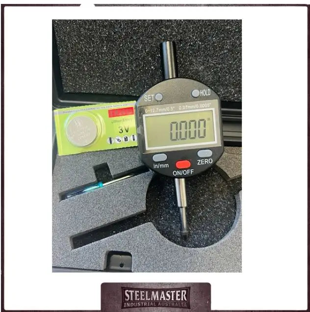 Digital Dial Indicator, 0.01-10.00mm Range