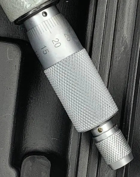 Digital Micrometer, 0-25mm Range, Dual Reading