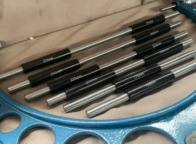 External Micrometer Set, 6 Piece, 150-300mm Range