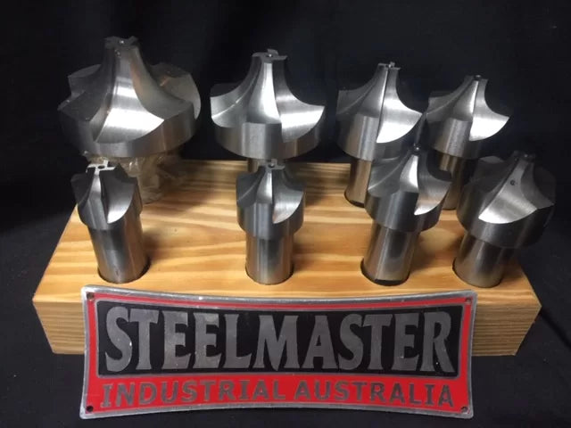 Formed HSS End Mill Set - 8 Piece Set, 4.8mm - 20mm