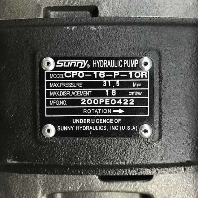 135 Ton Press Brake Hydraulic Pump 16 LPM to suit SM-PB