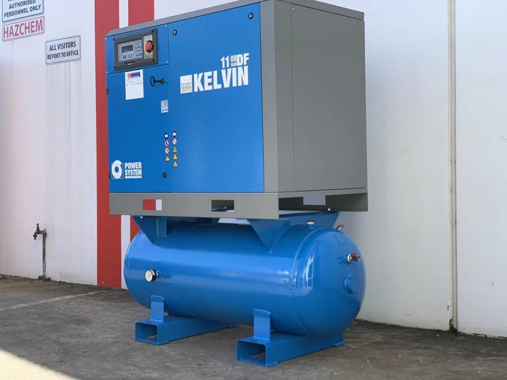 Rotary Screw Air Compressor & Dryer, 44 CFM, 7.5kW (10Hp) (Price Upon Request)