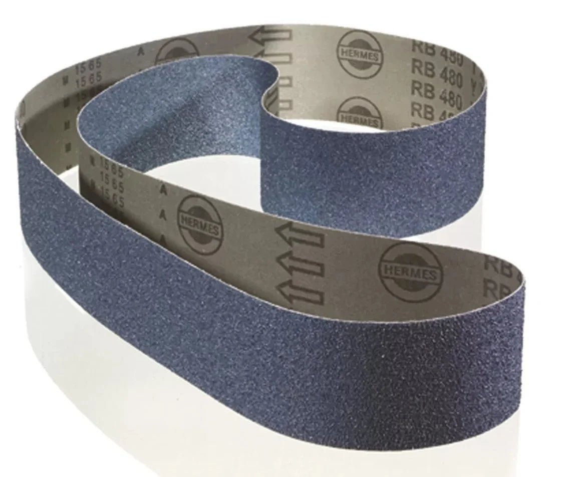 Industrial Belt Linisher Belts, 40 Grit Coarse, 2000mm x 150mm