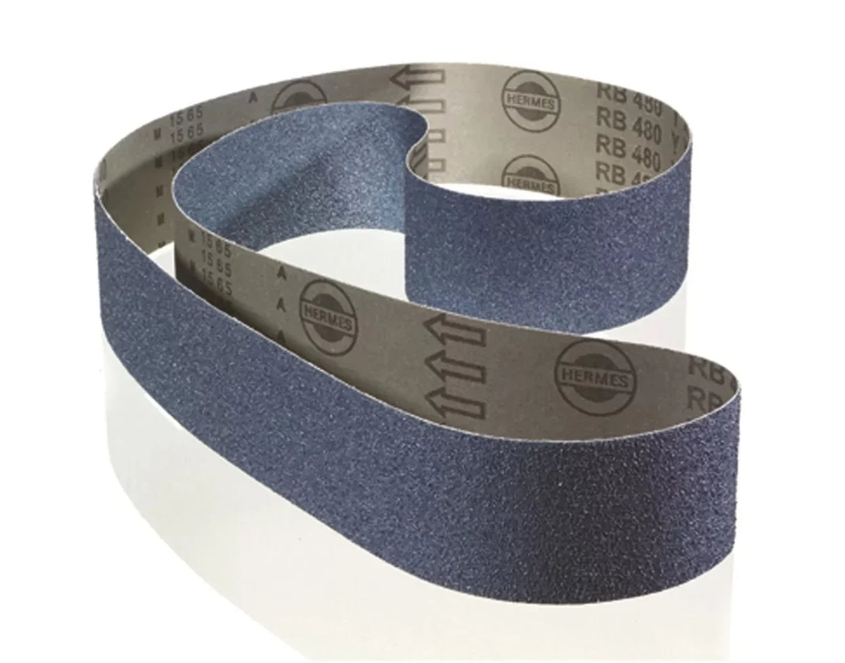 Industrial Belt Linisher Belts, 80 Grit Fine, 2000mm x 75mm
