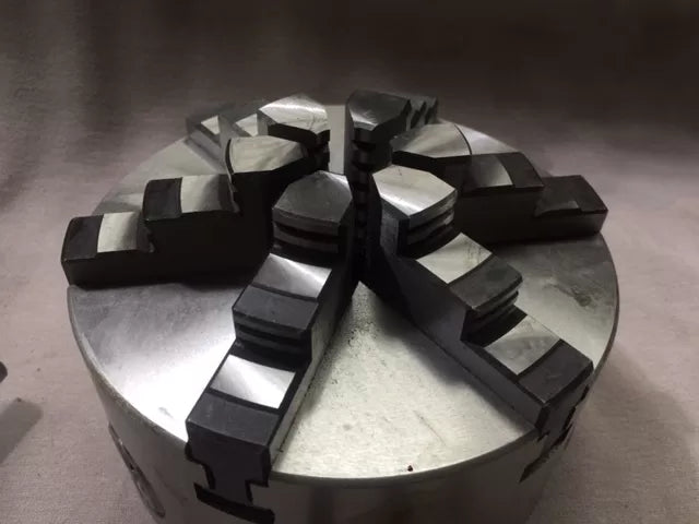 6-Jaw Lathe Chuck (Back Plate) - 130mm Diameter , 35mm Bore