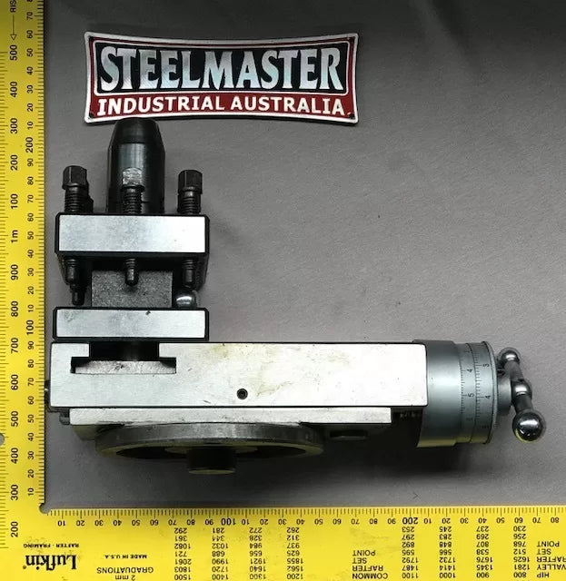Lathe Top Slide Assembly with 4-Way Tool Post for SM-1340A
