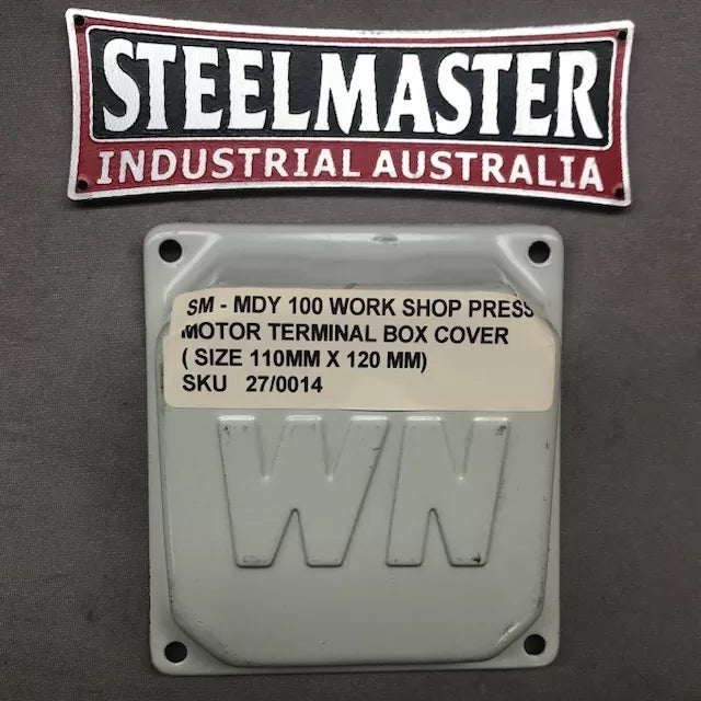 Workshop Press Motor Terminal Box Cover 110mm x 120mm to suit SM-MDY100