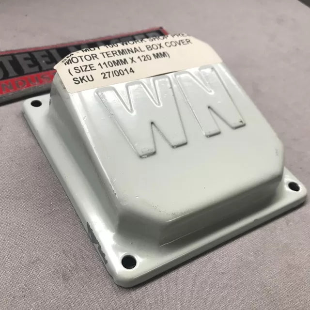 Workshop Press Motor Terminal Box Cover 110mm x 120mm to suit SM-MDY100