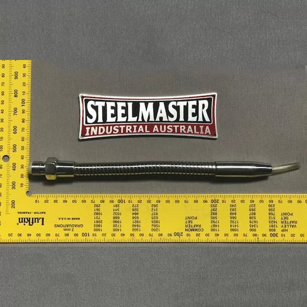 Radial Arm Drill Armour Coolant Hose 240mm, 3/8" BSPT