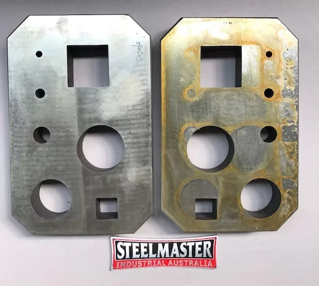 Section Cutting Blades for SM-PS120 Punch & Shear (1 Set, 2 Blades for Solid Round & Square Bar)