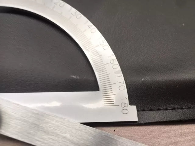 Steel Angle Protractor, 0 - 180 Degrees
