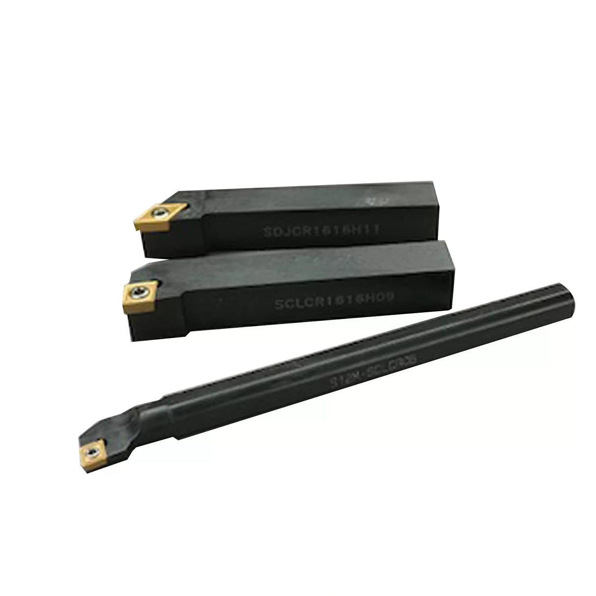 Lathe Turning Tool Set, 3-Piece Carbide Clamped Type, 16mm