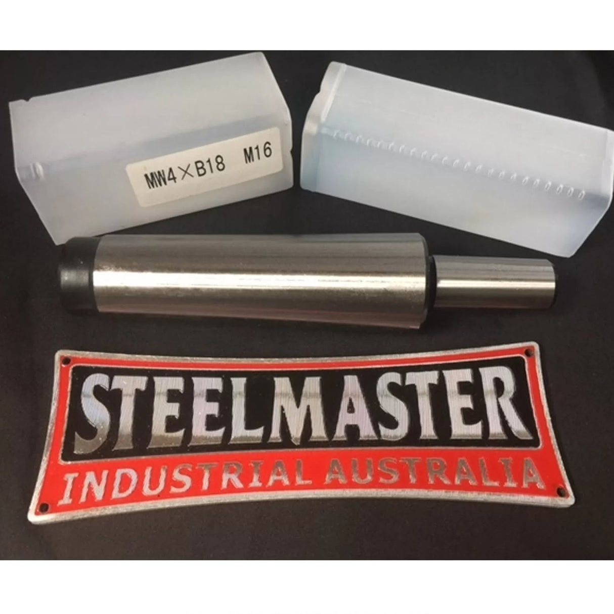 Drill Chuck Arbor, MT4 to B18 (Draw Bar Type) Hardened & Ground