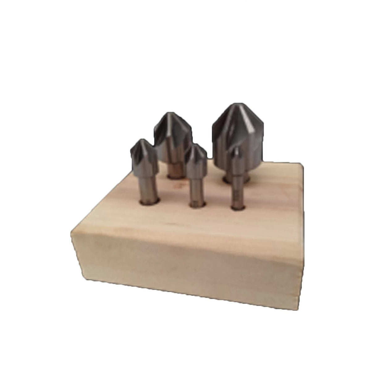 Fluted Countersink Set, Ground HSS, 6 Piece Box Set, 6mm-25mm