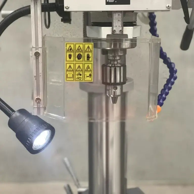 SM-GHC40A Geared Head Drill 240V Power Feed Coolant Digital Display