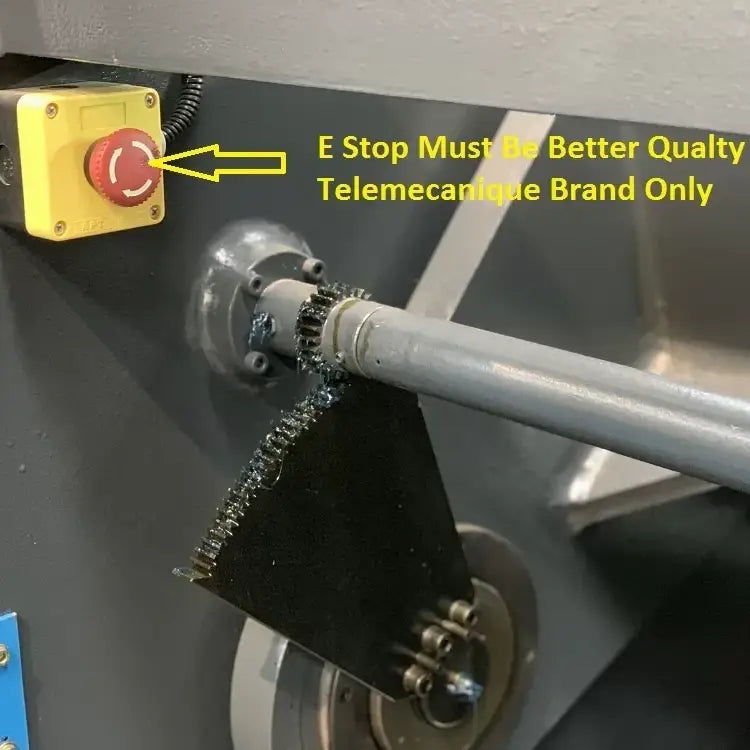Hydraulic Guillotine SBHS-4006 4000x6.5mm E21S NC Programmable Backgauge Rear Sheet Supports