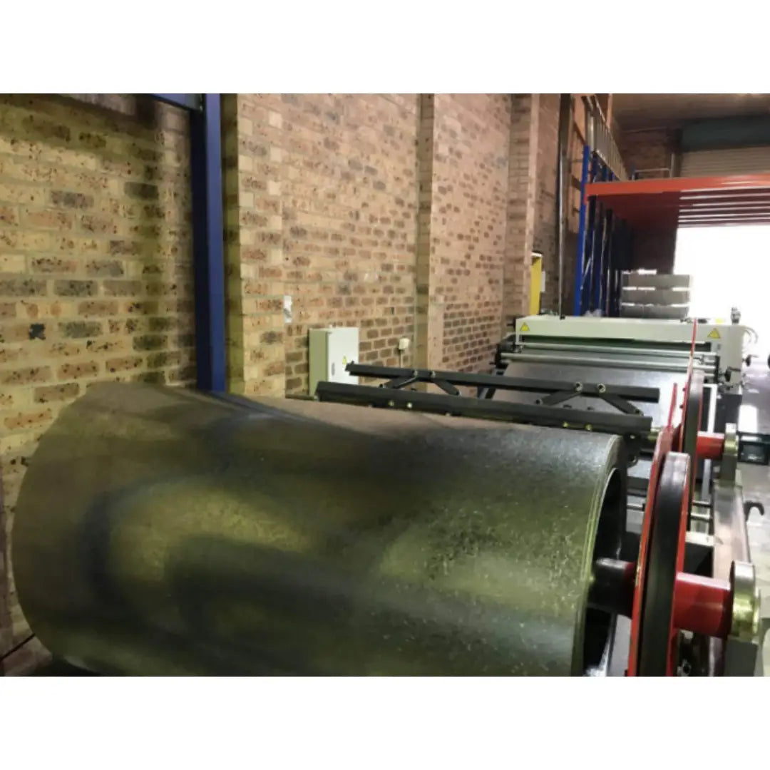 HVAC Auto Duct Line Model: AML-2, 1300mm, Twin Decoiler, Leveller/Grooving/Notching/Shearing