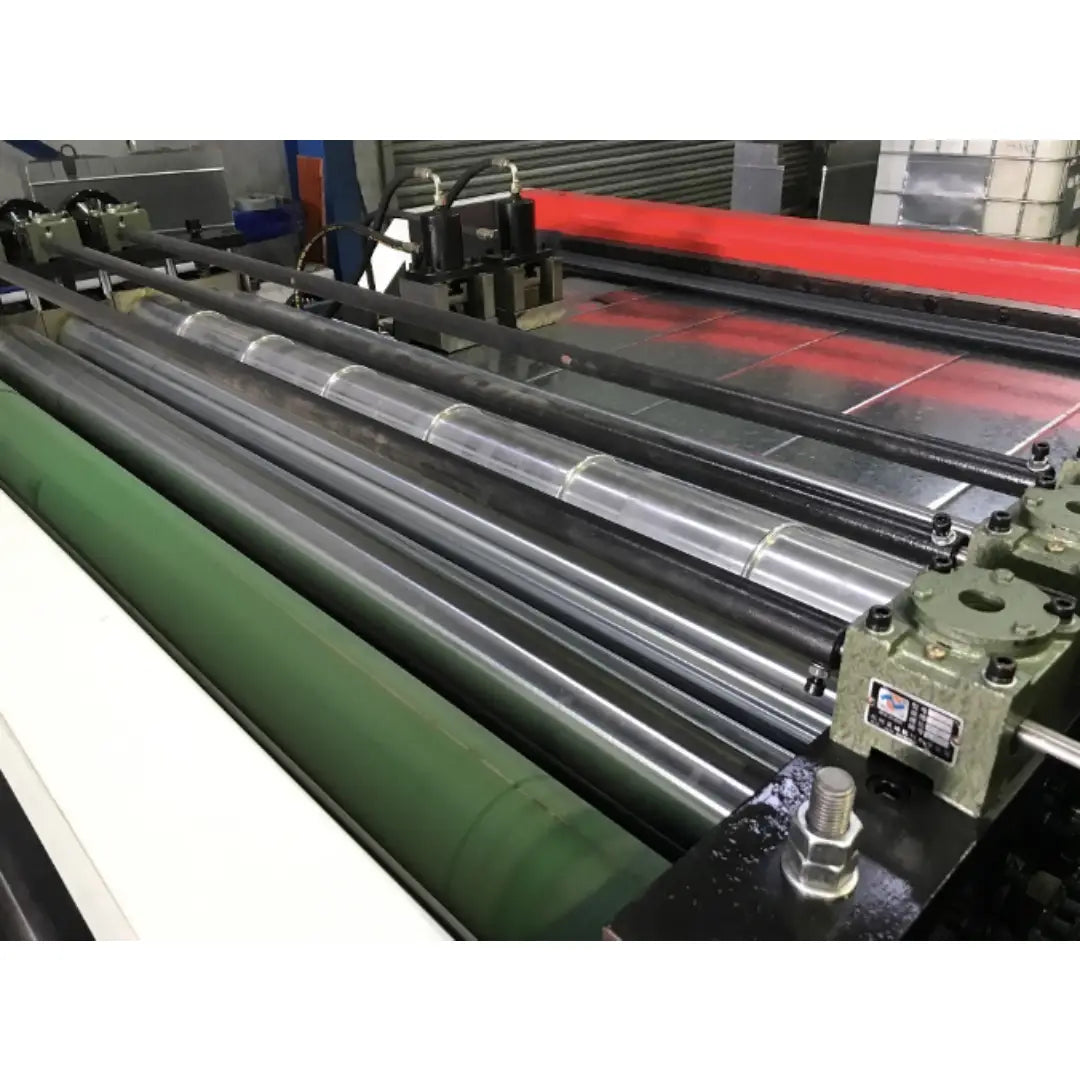 HVAC Auto Duct Line Model: AML-2, 1300mm, Twin Decoiler, Leveller/Grooving/Notching/Shearing
