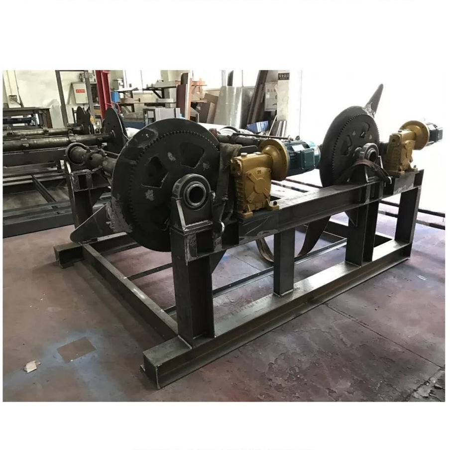 HVAC Auto Duct Line Twin Decoiler – 1600mm x 5000Kg – Expanding Mandrel, Motorized