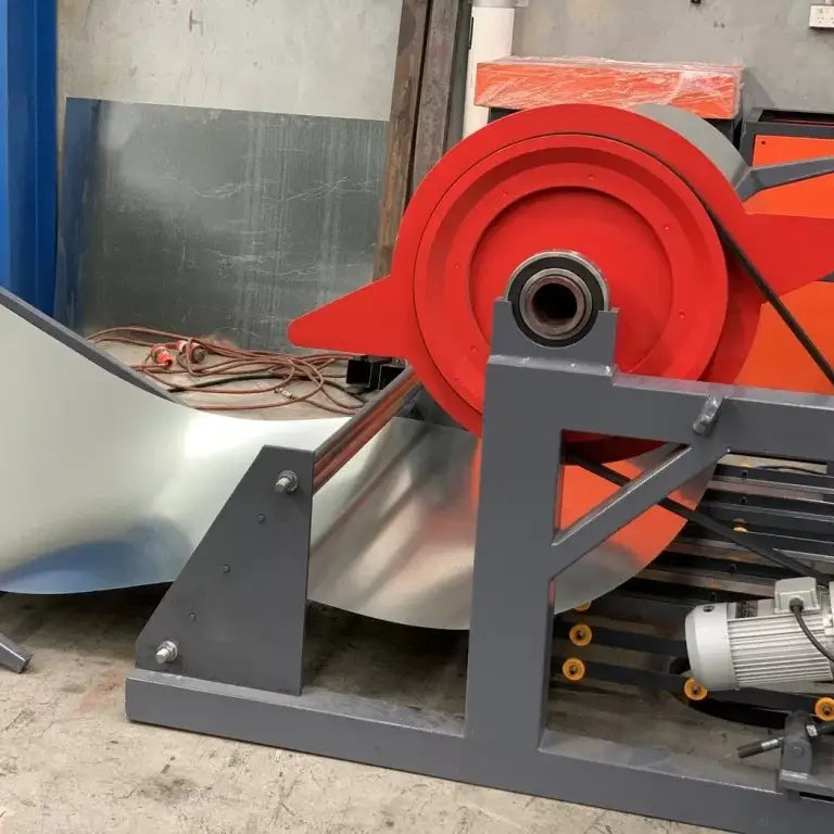 HVAC Automatic Duct Line Model: AML-1 – 1550mm Wide, Decoiler / Straightener /Grooving/Shearing