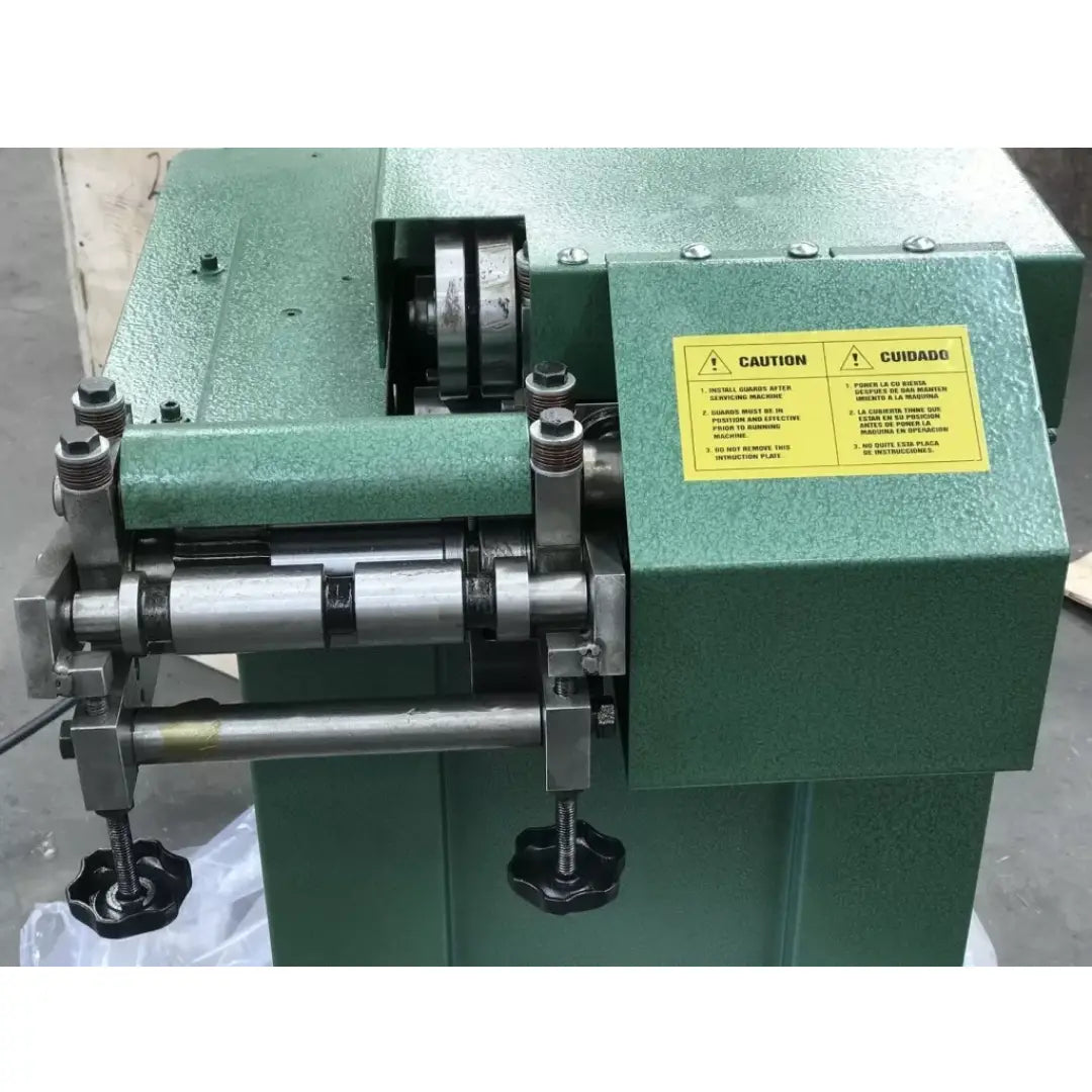 HVAC Sheetmetal Collar Rolling Machine. Steelmaster Model: SM-NO.24. Notch, Bead, Crimp & Roll.